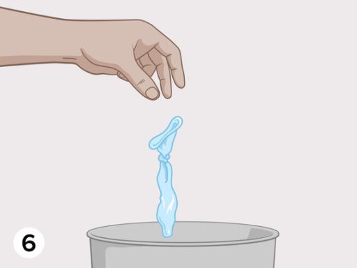 Condom step6