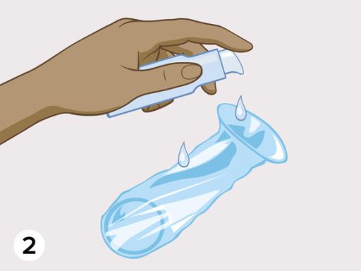 Female condom step2