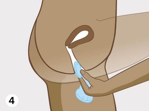 Female condom step4