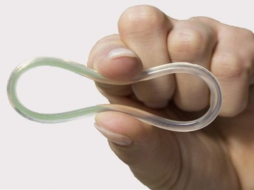 Vaginale ring ingedrukt